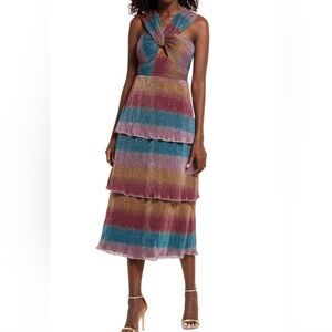 SAYLOR - Hedi Midi Dress, Size Large